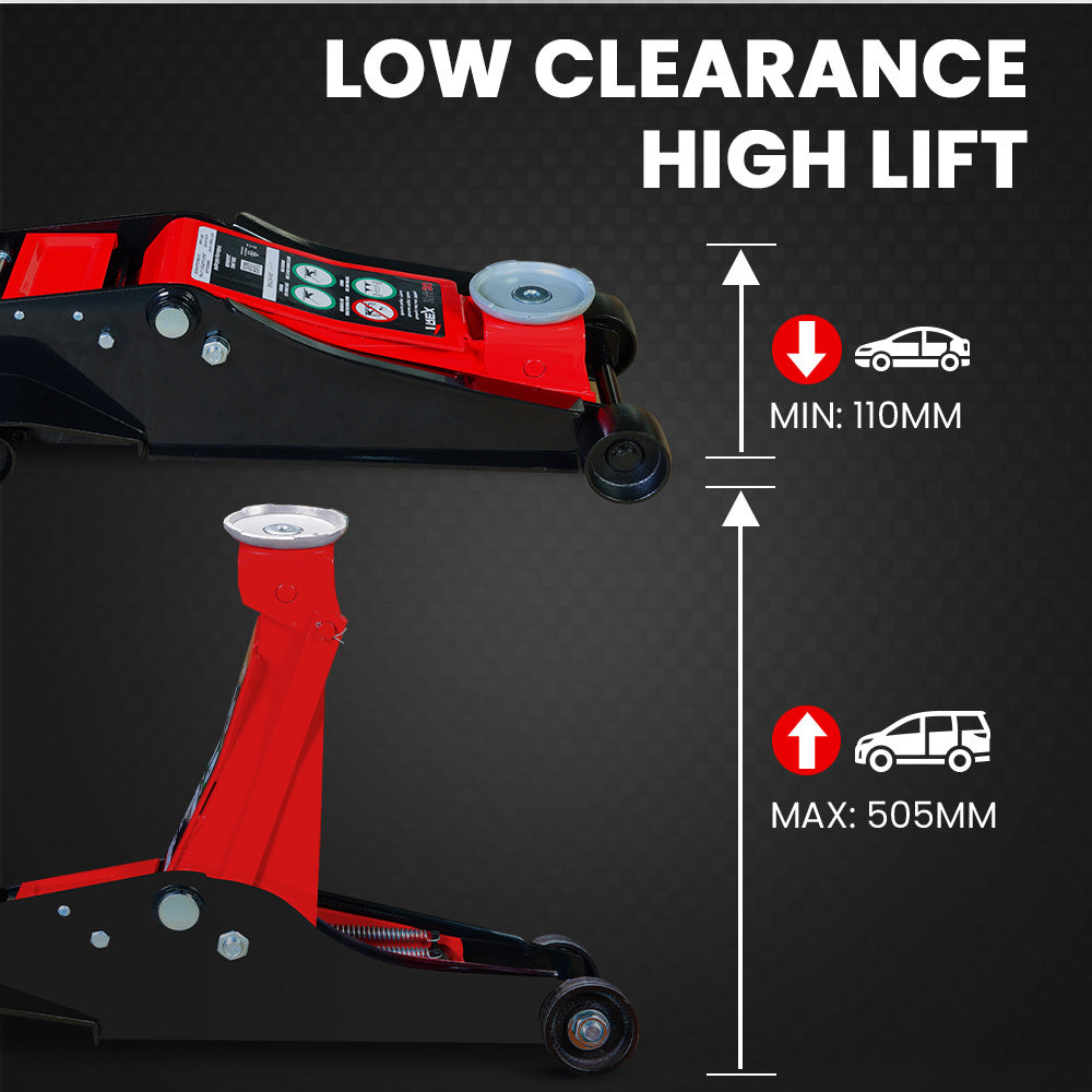 T-REX 3000KG Hydraulic Trolley Floor Jack — view 5