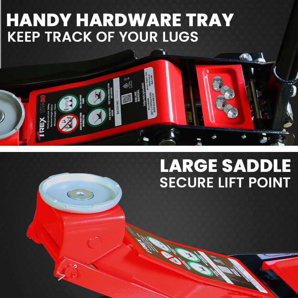 T-REX 3000KG Hydraulic Trolley Floor Jack — view 8