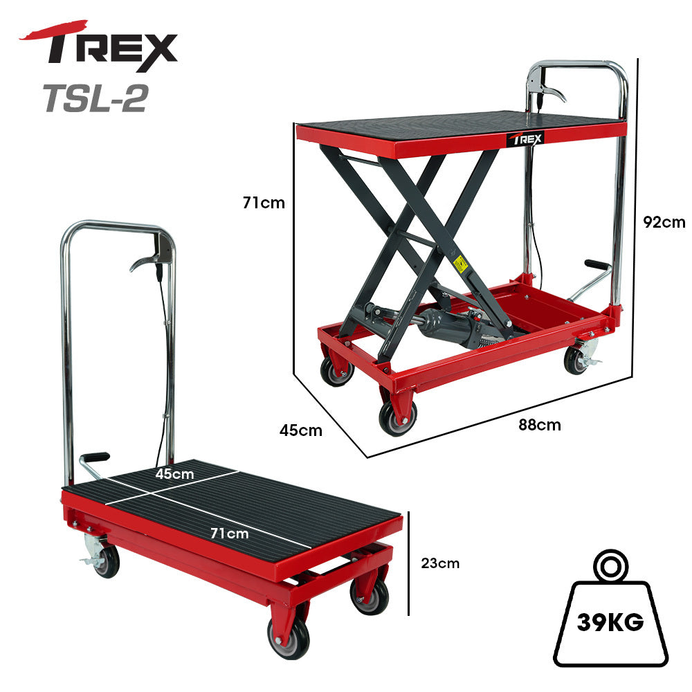 T-REX 230KG Hydraulic Scissor Lift Platform — view 3