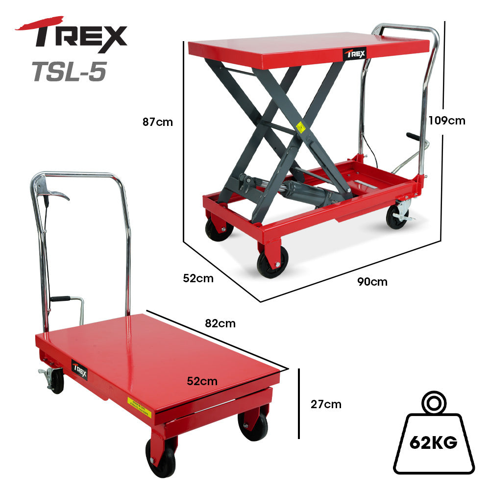T-REX 500KG Hydraulic Scissor Lift Platform — view 3