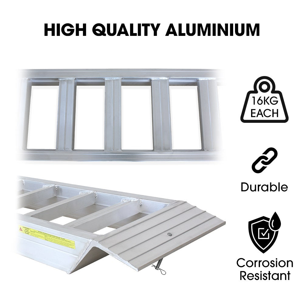 Bullet 2.3m aluminium loading ramps 4000kg — view 3
