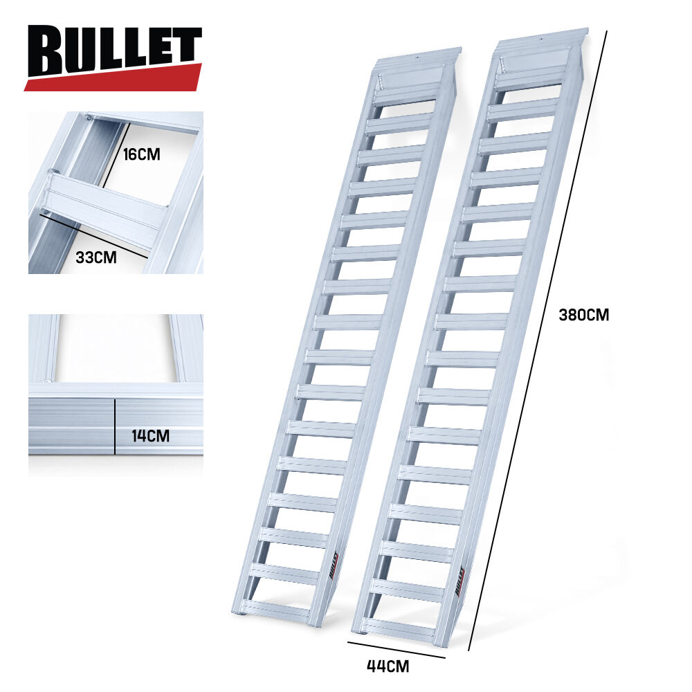 Bullet 3.8m aluminium loading ramps 4000kg — view 3