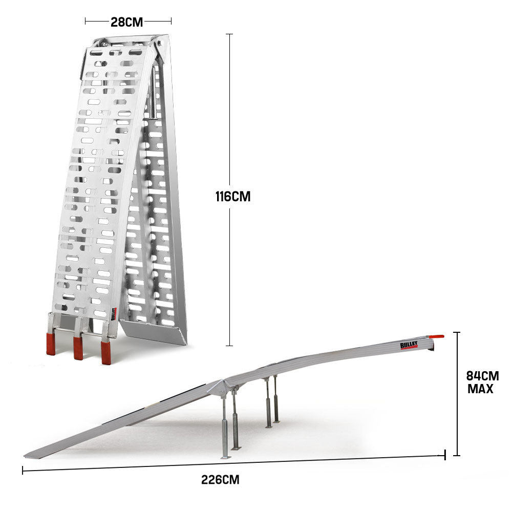 BULLET 2.3m aluminium loading ramps 1360kg — view 7