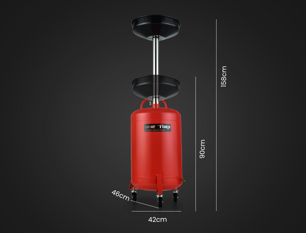 T-REX 60L Mobile Waste Oil Drainer — view 3