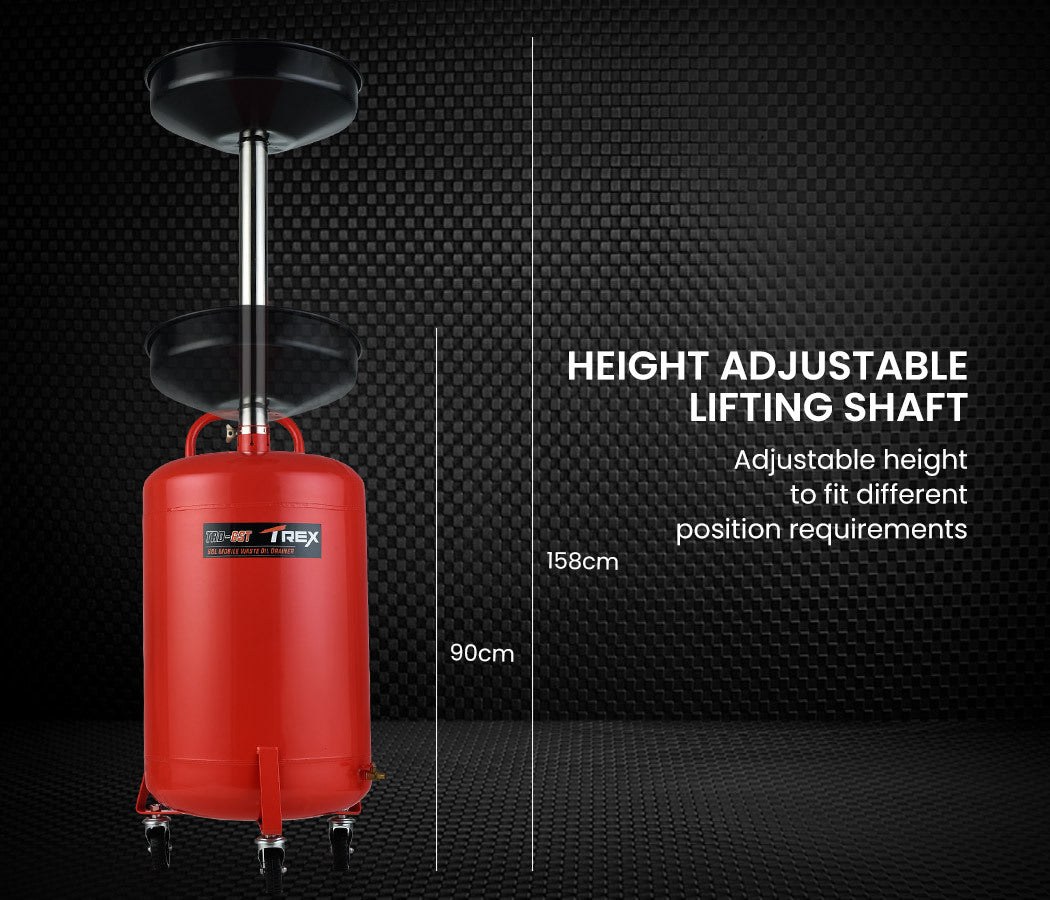 T-REX 60L Mobile Waste Oil Drainer — view 7