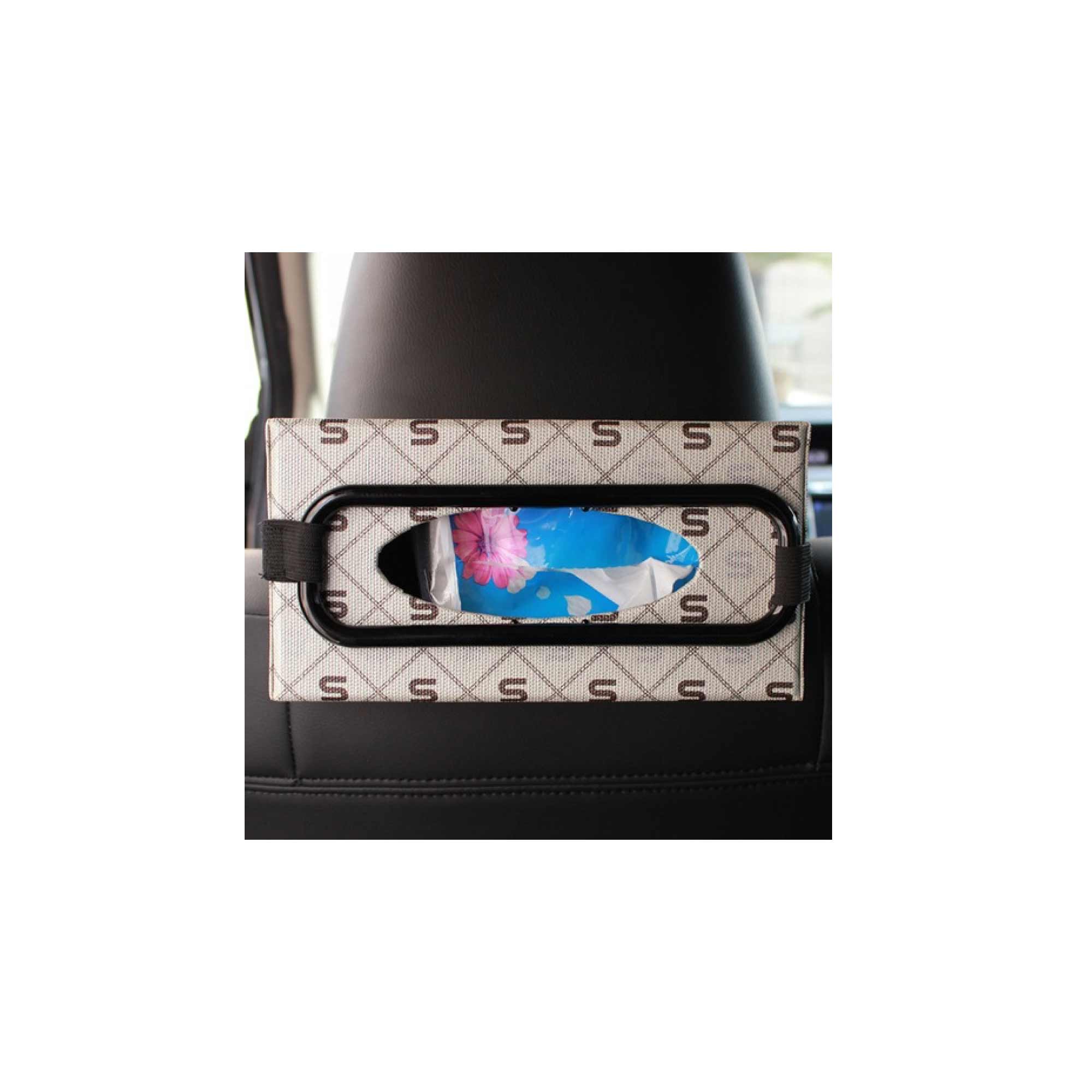 Car Tissue Box Holder Plastic — view 3