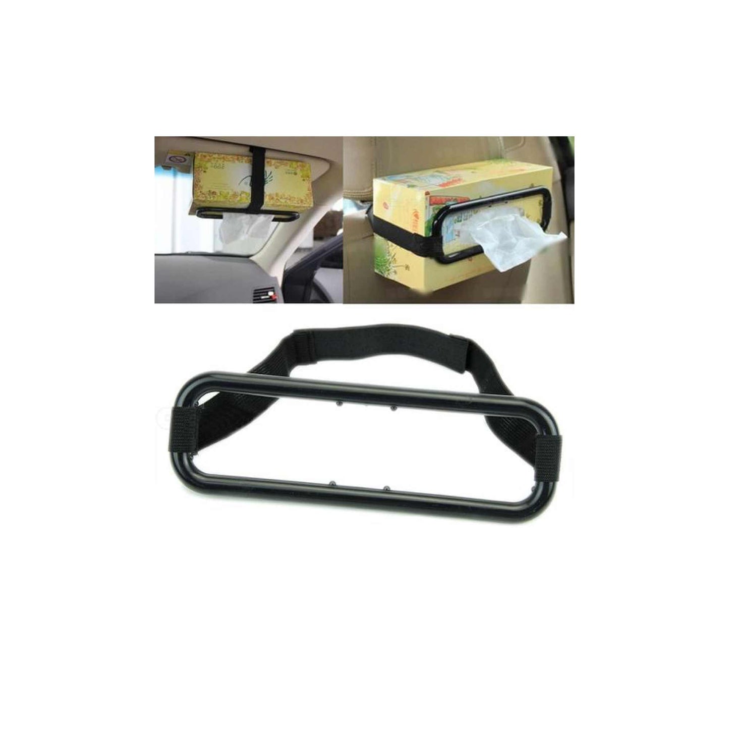 Car Tissue Box Holder Plastic — view 5