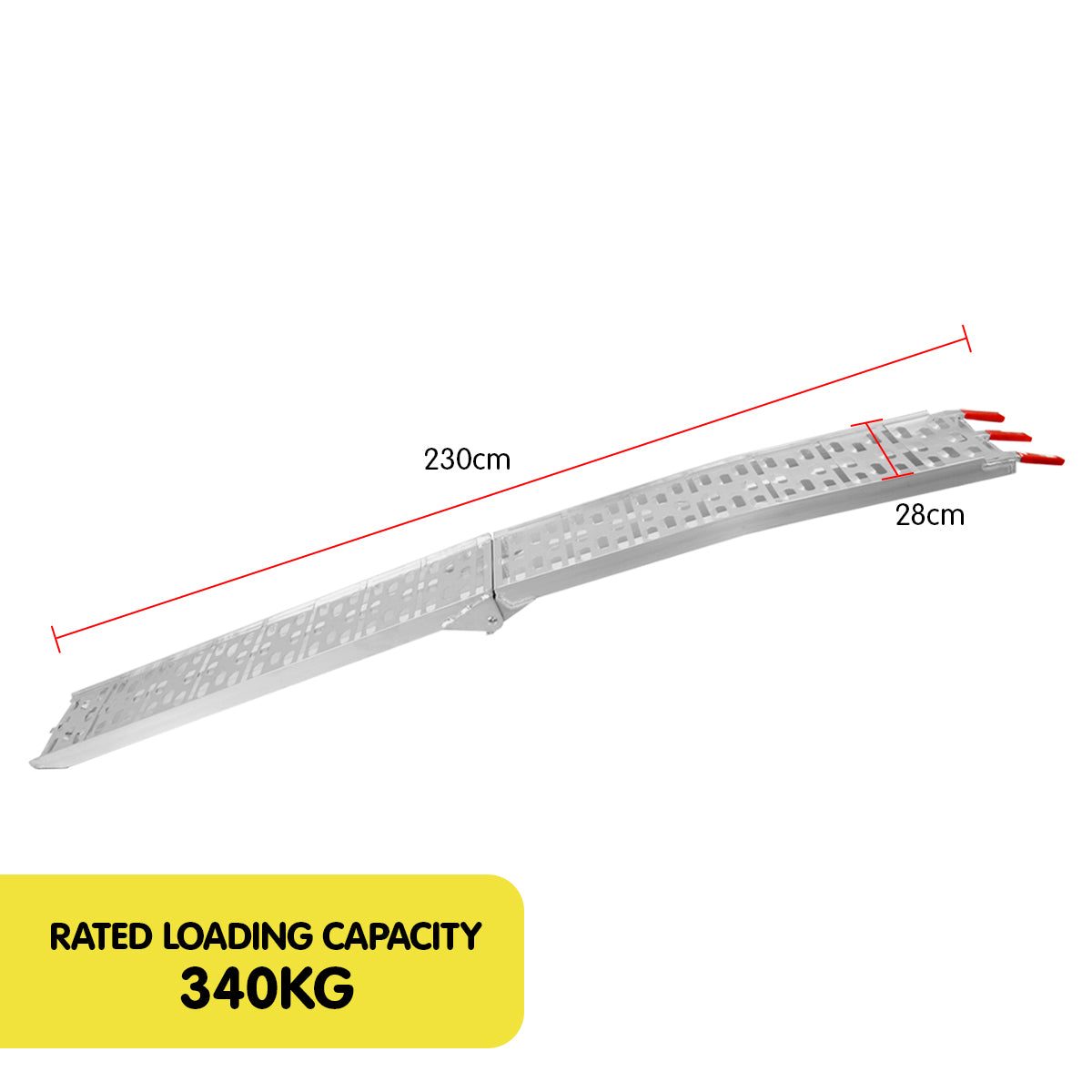 Kartrite aluminium folding loading ramp — view 6