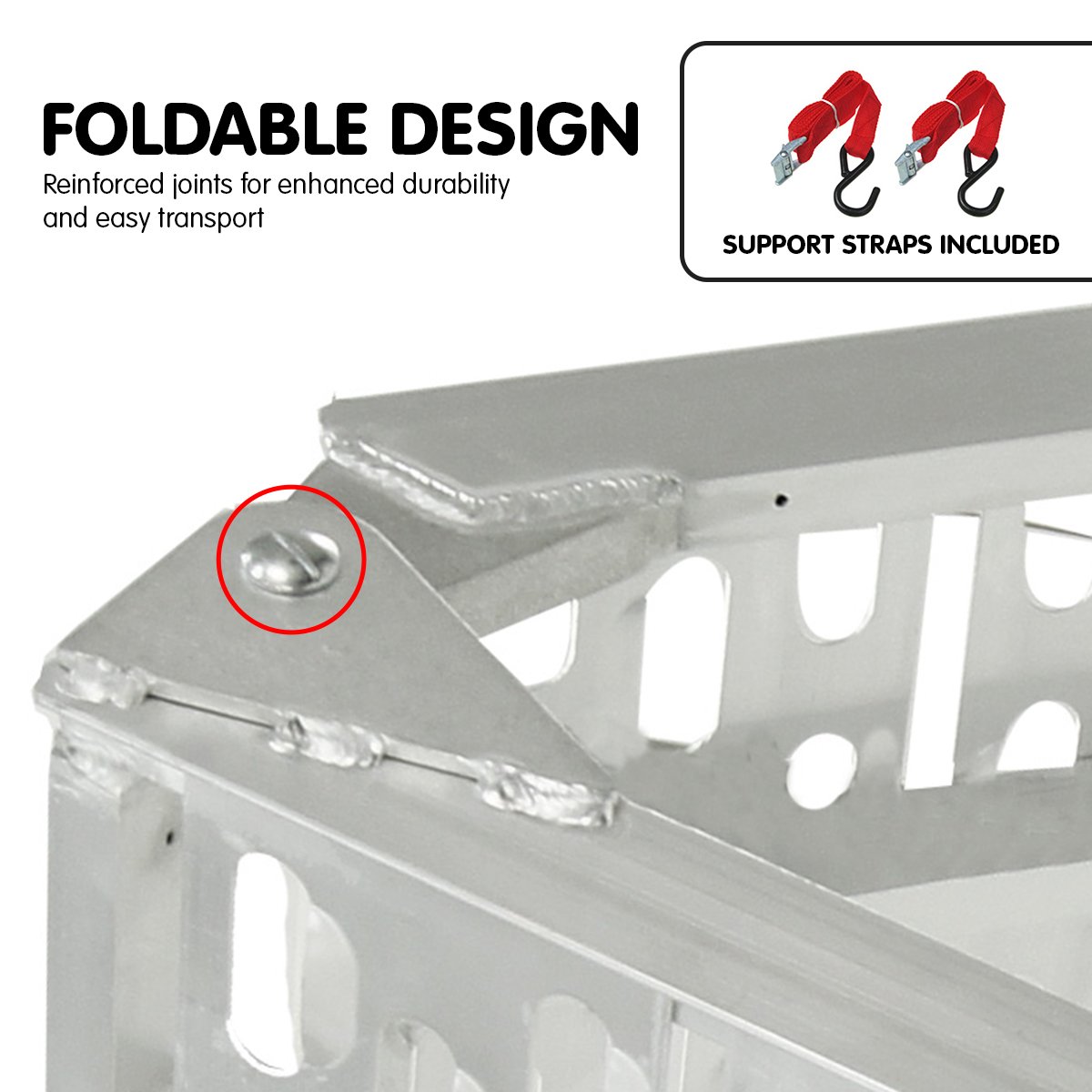 Kartrite 2x aluminium folding loading ramps — view 4