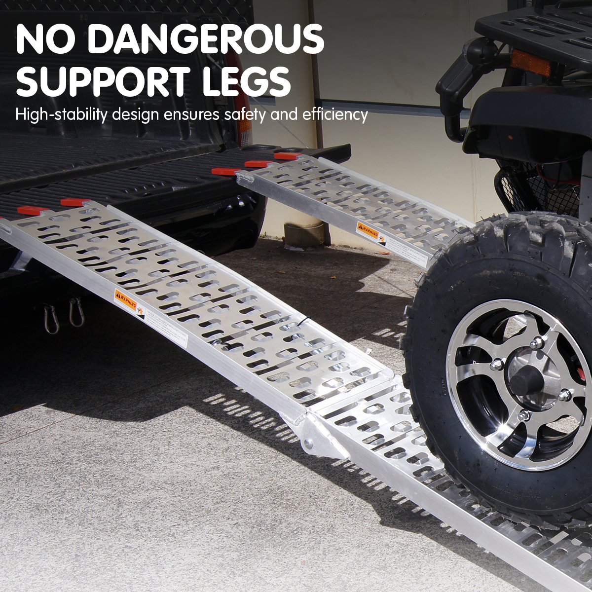 Kartrite 2x aluminium folding loading ramps — view 6