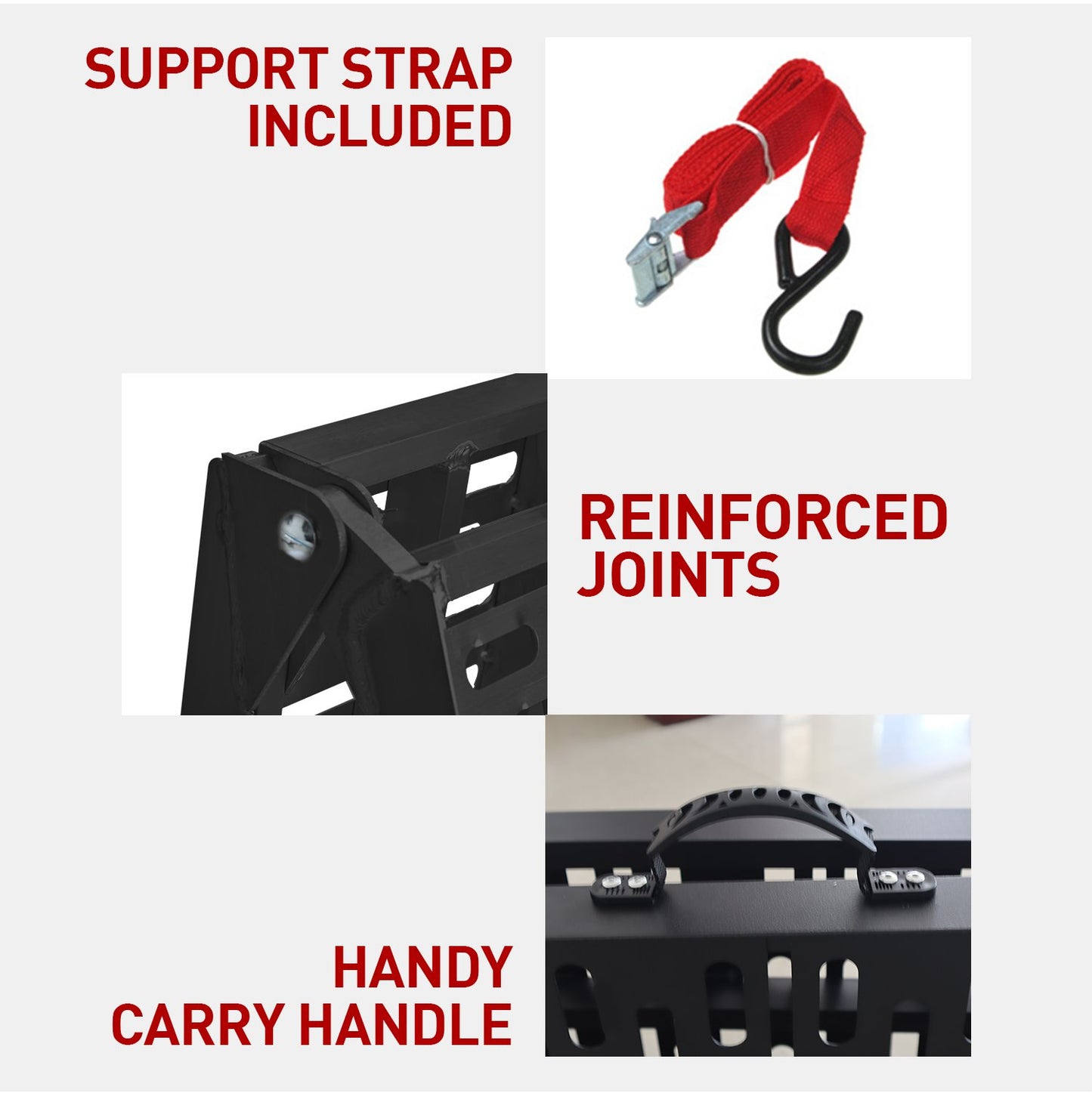 Kartrite aluminium folding loading ramp black — view 5