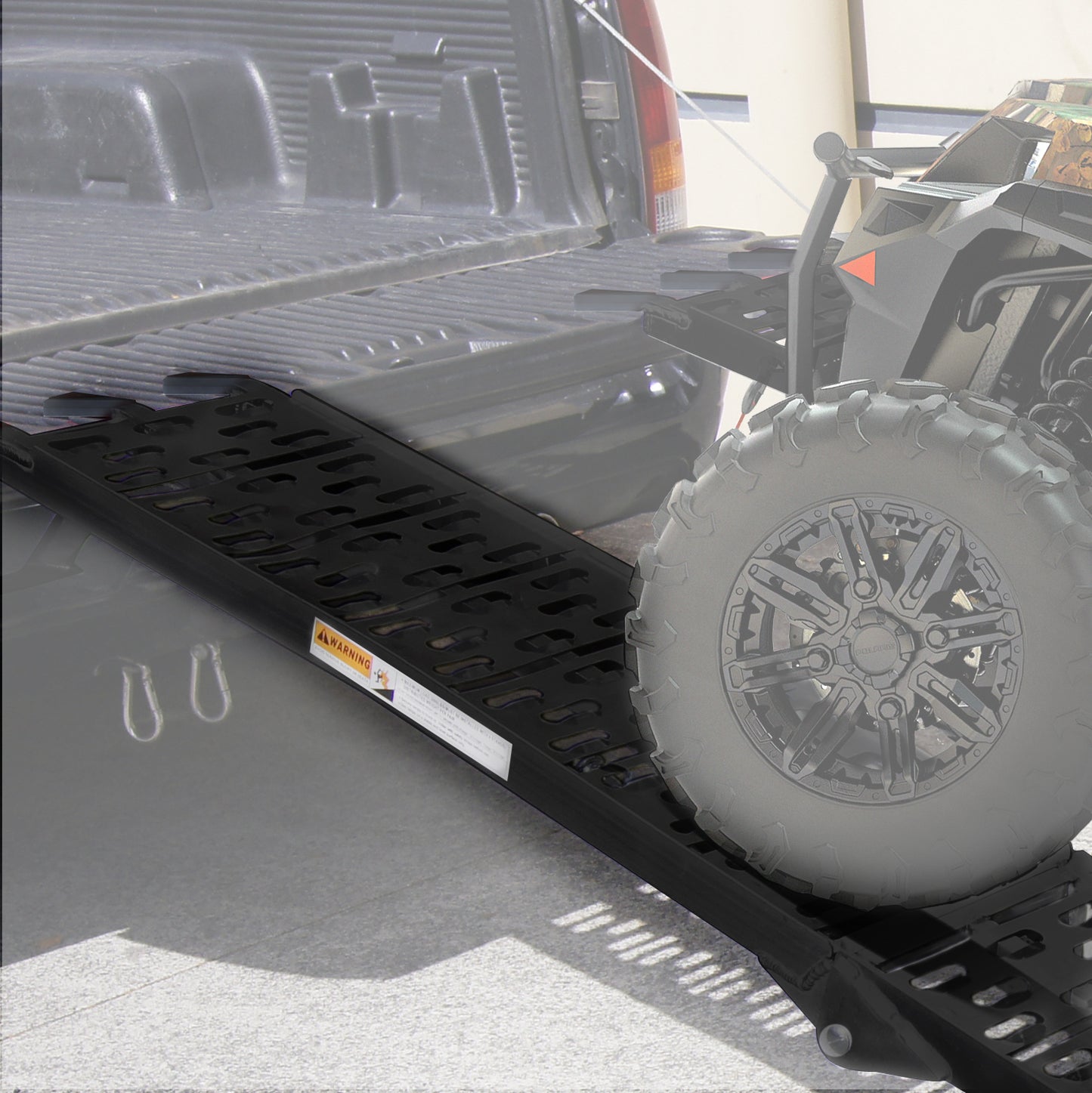 Kartrite aluminium folding loading ramp black — view 9