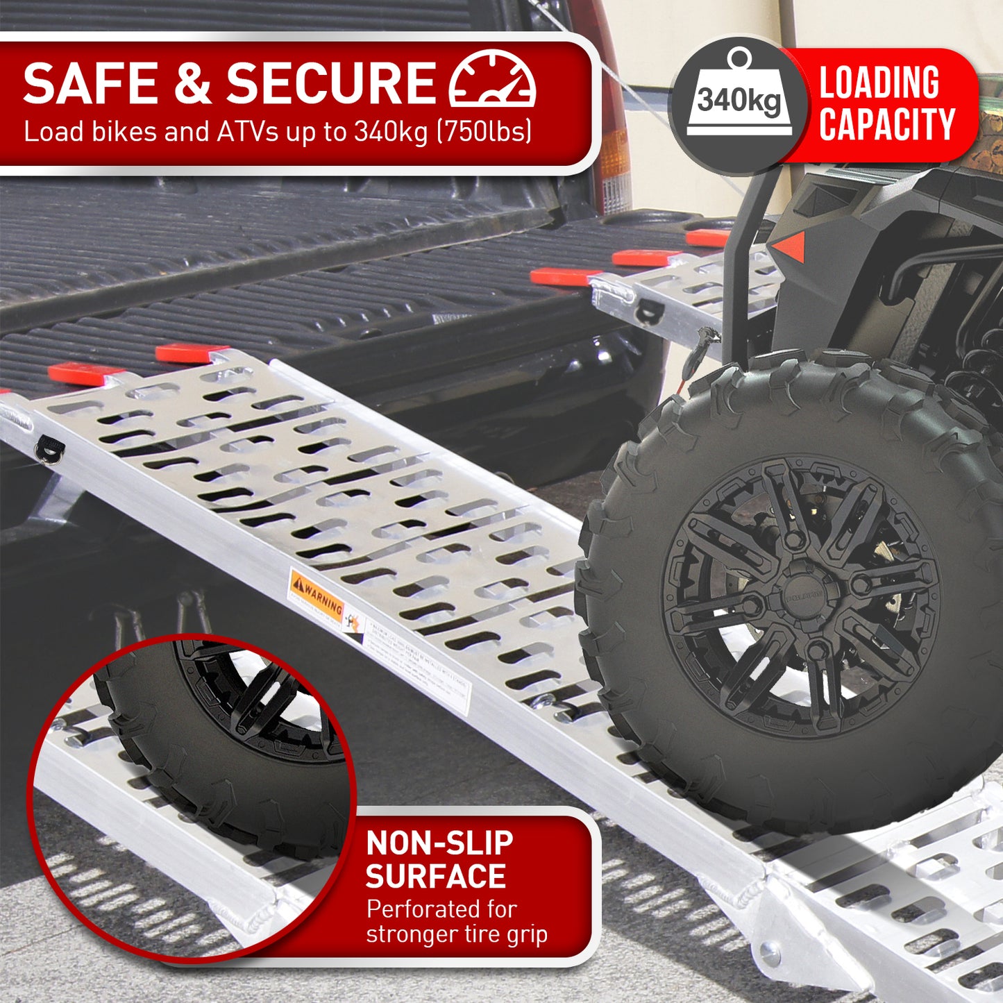 Kartrite aluminium ATV loading ramp — view 5