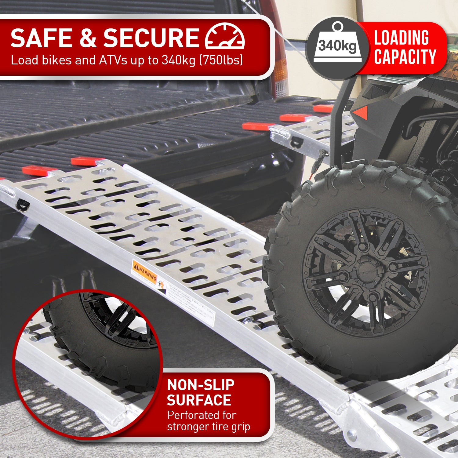 Kartrite aluminium ATV loading ramp — view 5