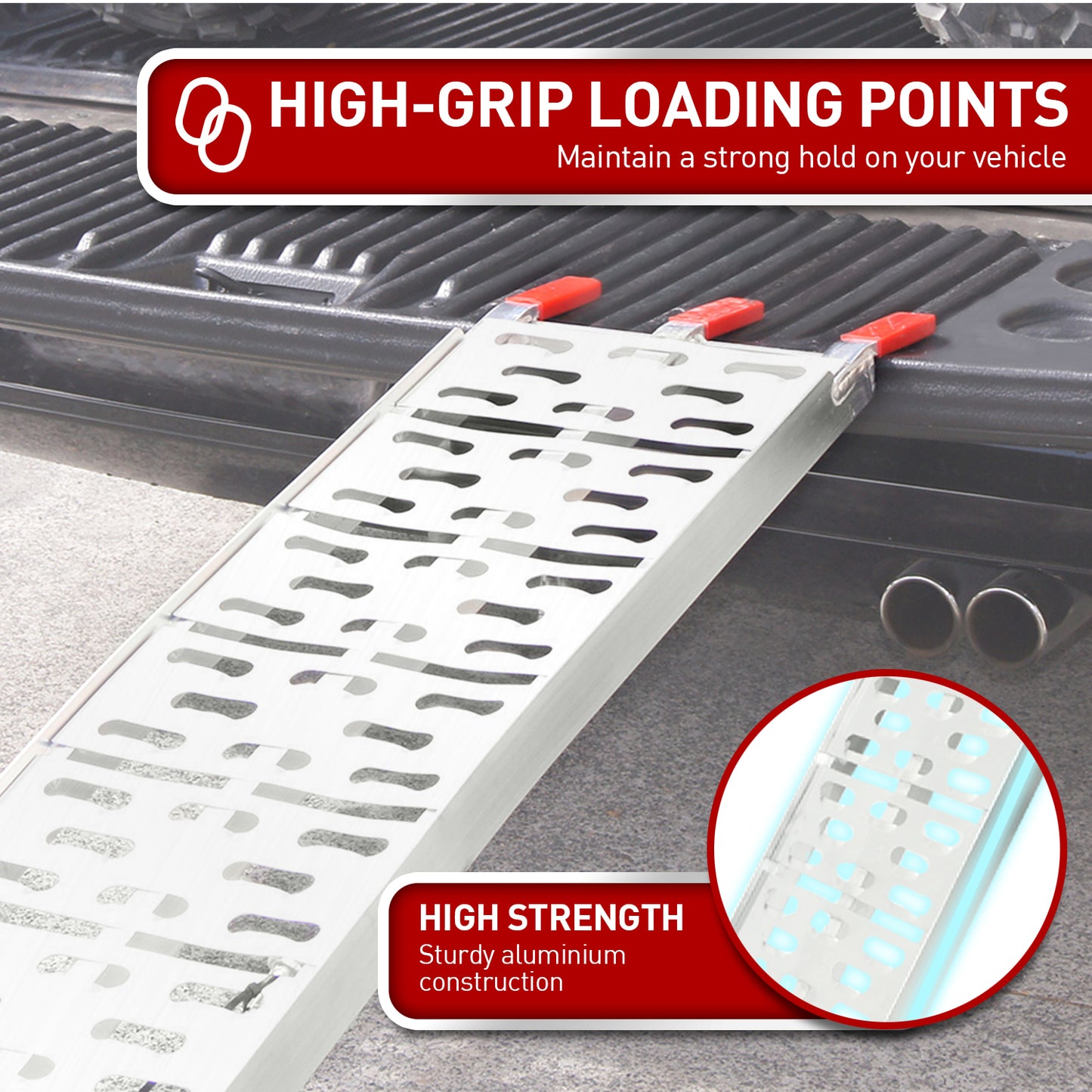 Kartrite aluminium ATV loading ramp — view 8