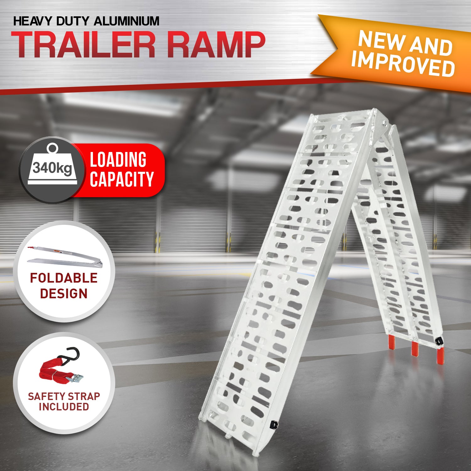 Kartrite aluminium ATV loading ramp — view 10