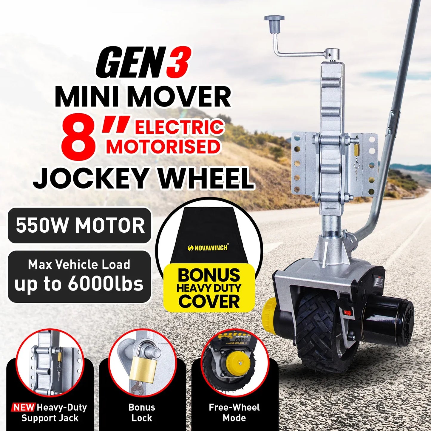 Novawinch Mini Mover 12v 550w Gen3 — view 2