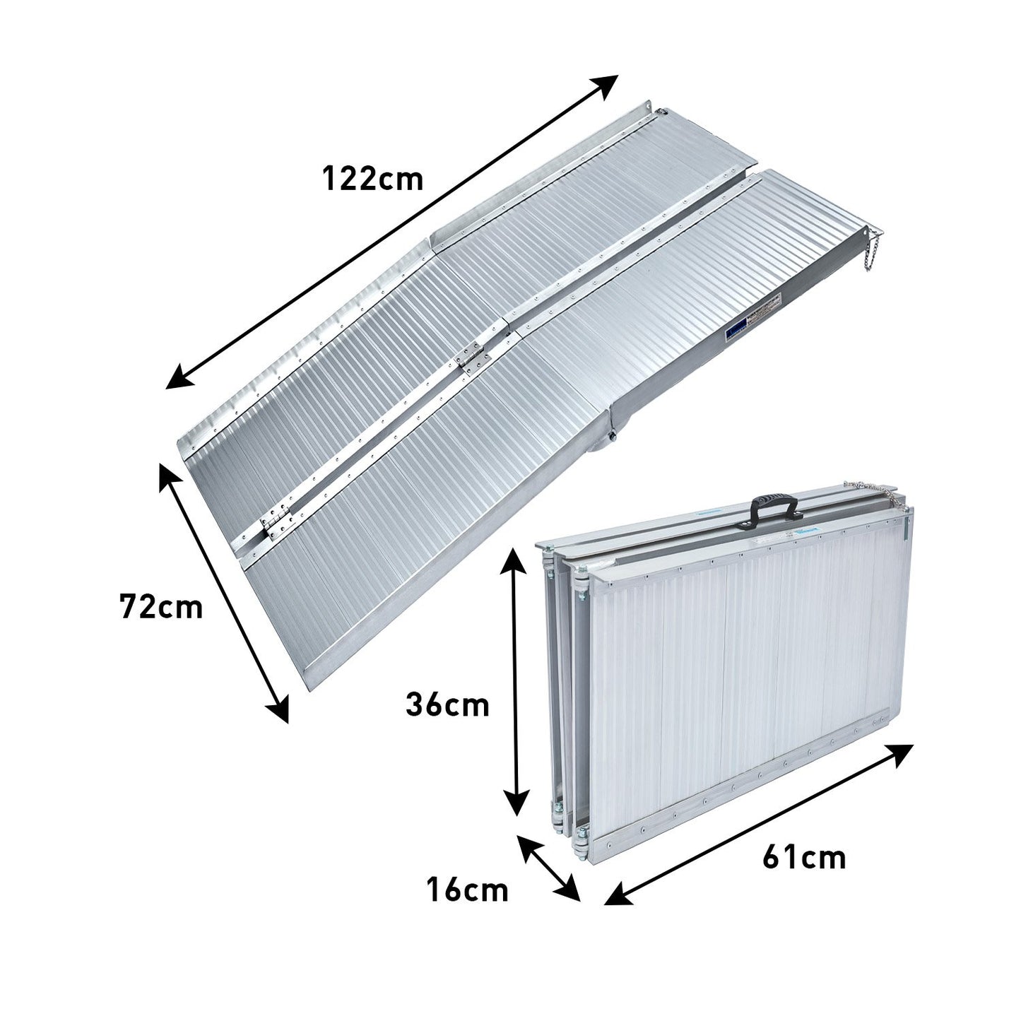 Kartrite 4ft aluminium wheelchair ramp — view 3