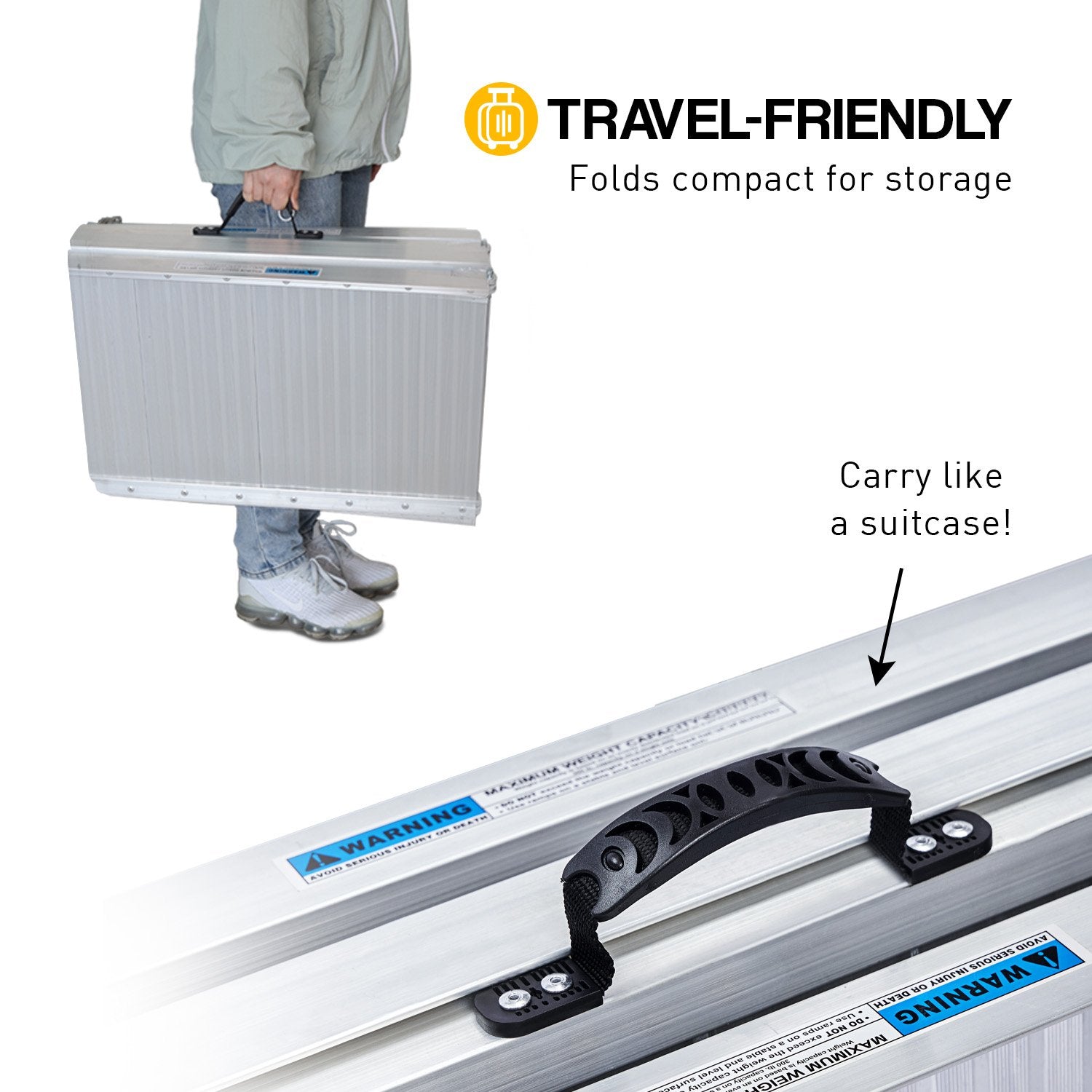 Kartrite 4ft aluminium wheelchair ramp — view 8