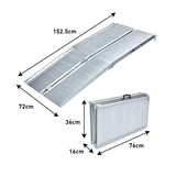 Kartrite 5ft aluminium wheelchair ramp — view 3