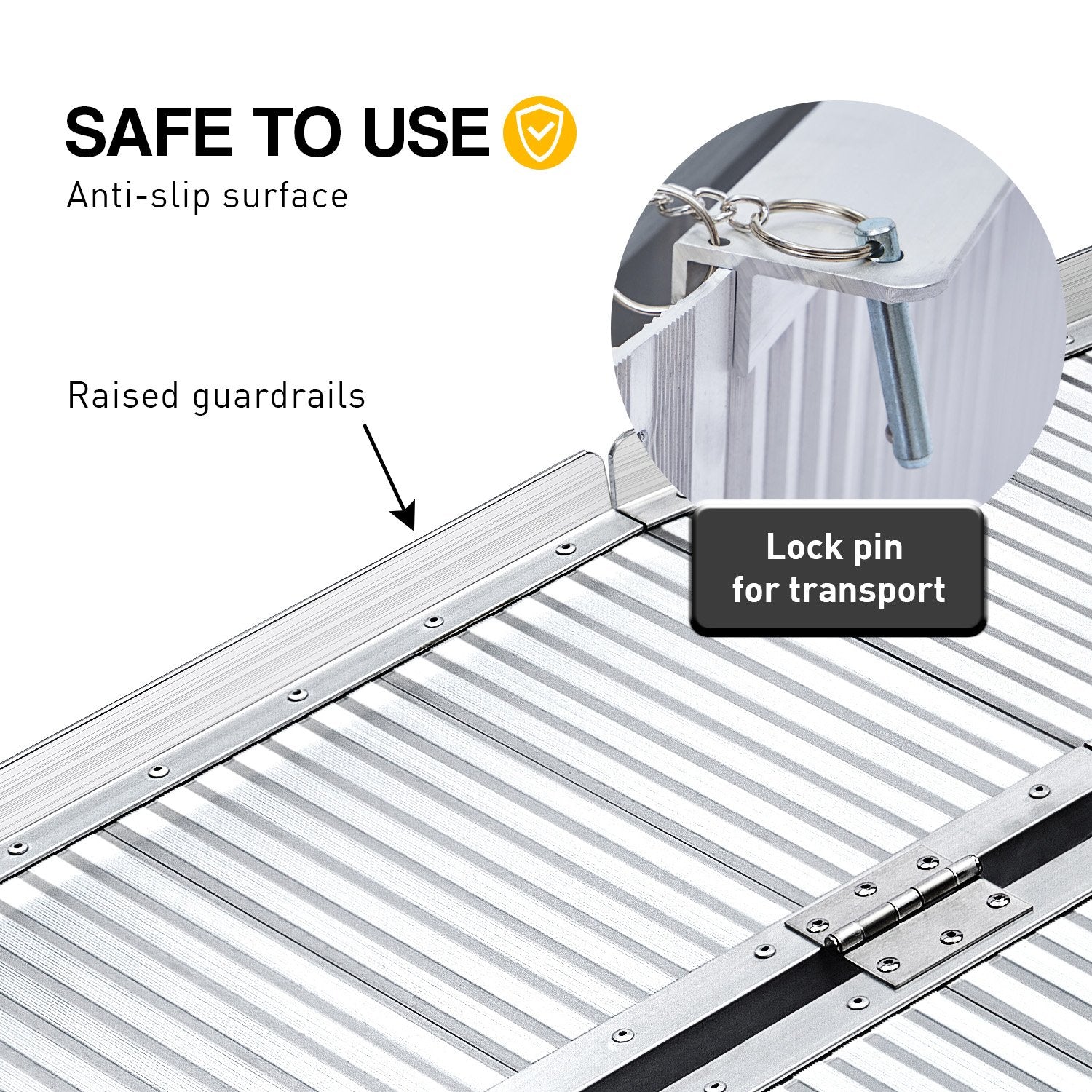 Kartrite 5ft aluminium wheelchair ramp — view 6