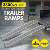 Kartrite 2x heavy duty aluminium loading ramps 2m — view 7