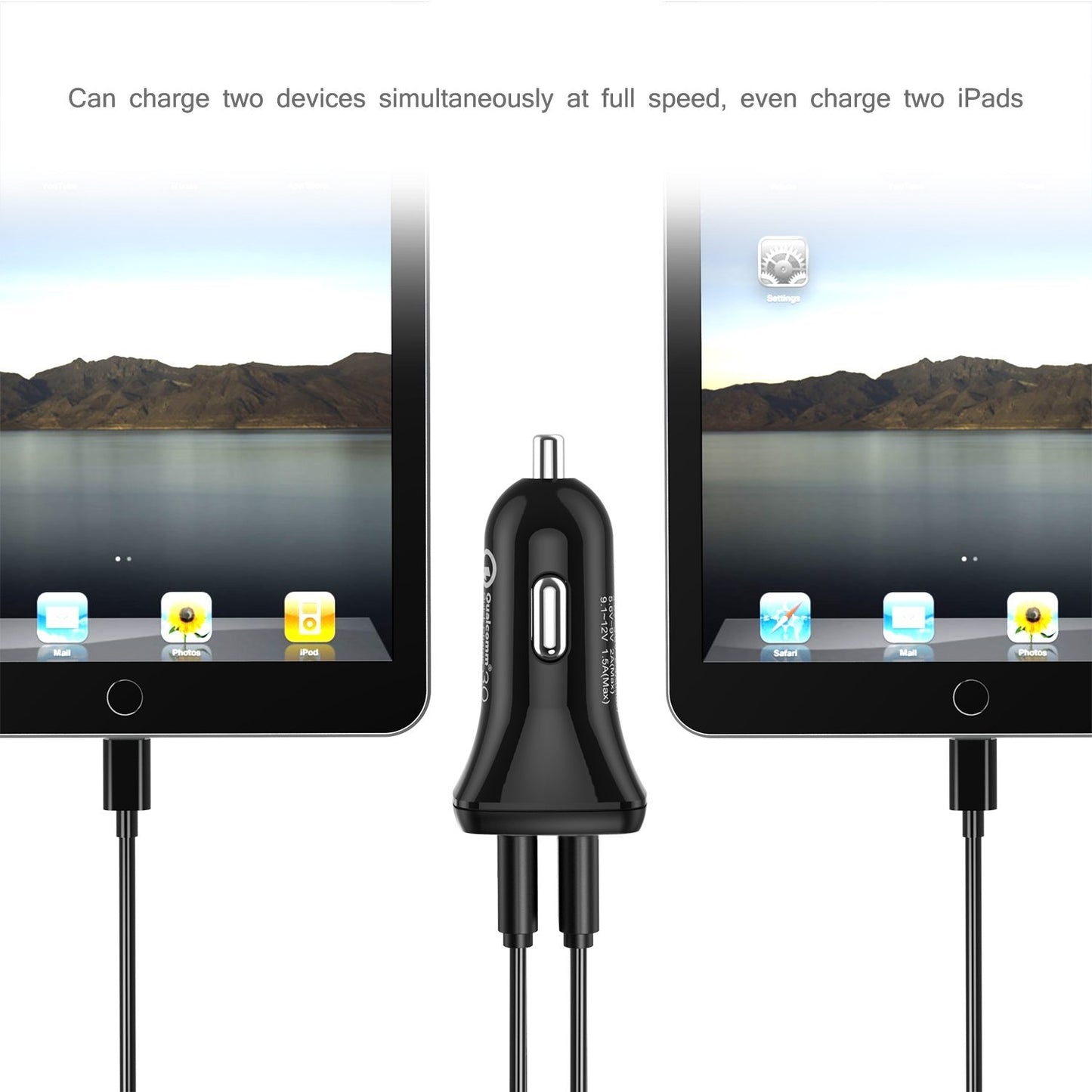 CHOETECH 30W Car Charger — view 3