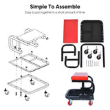 Garage Roller Seat Car Creeper Seat — view 5