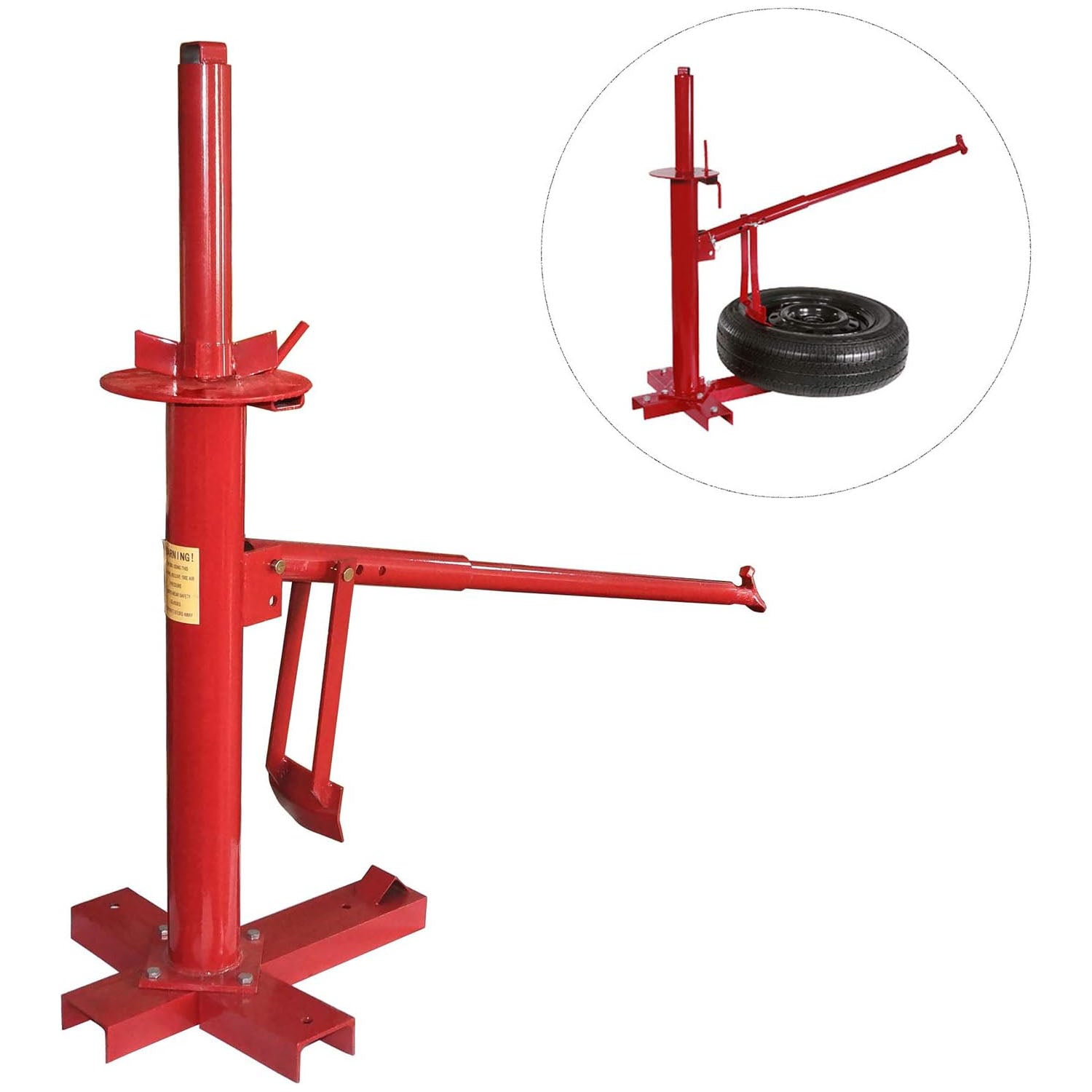 Manual portable tyre changer bead breaker — view 3
