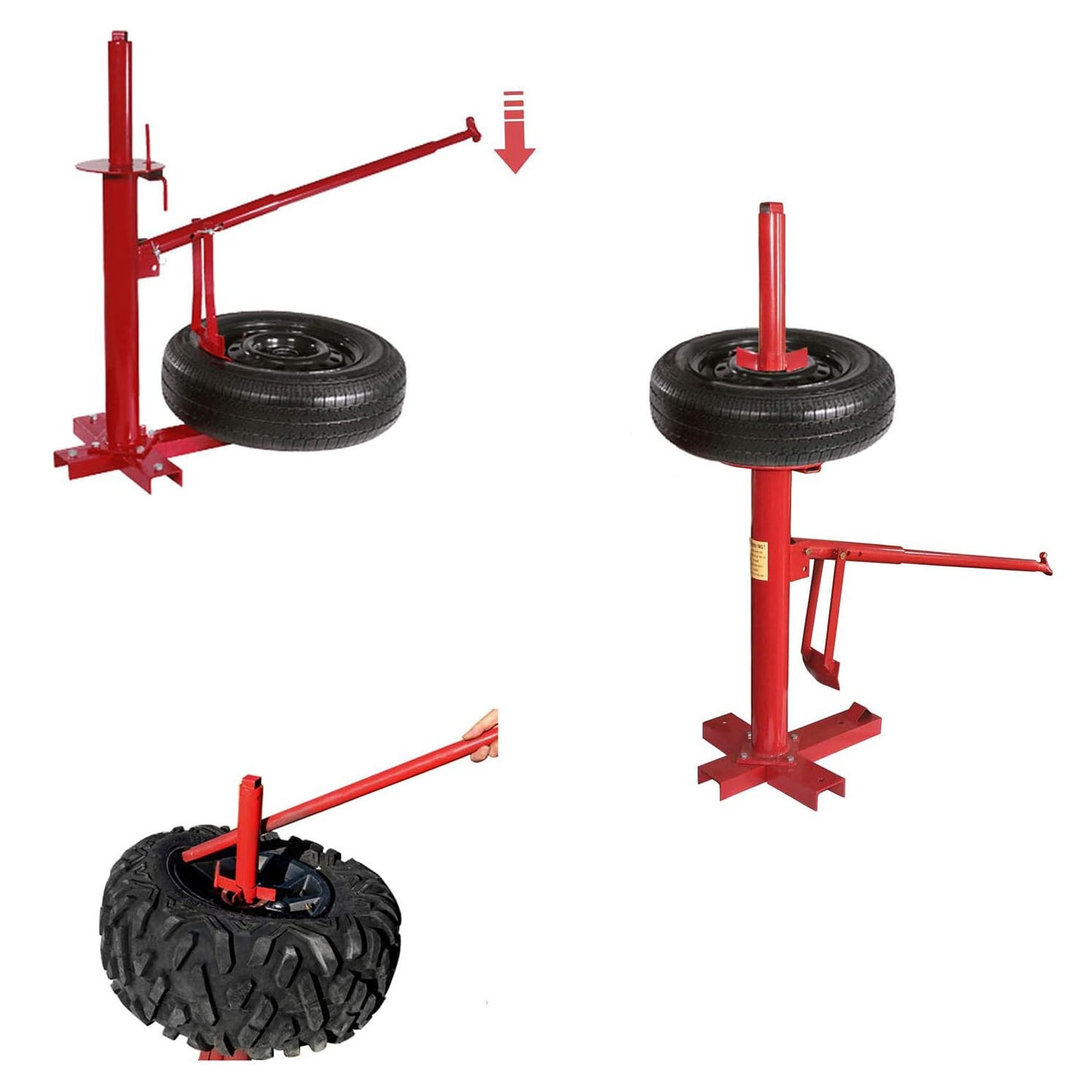 Manual portable tyre changer bead breaker — view 8