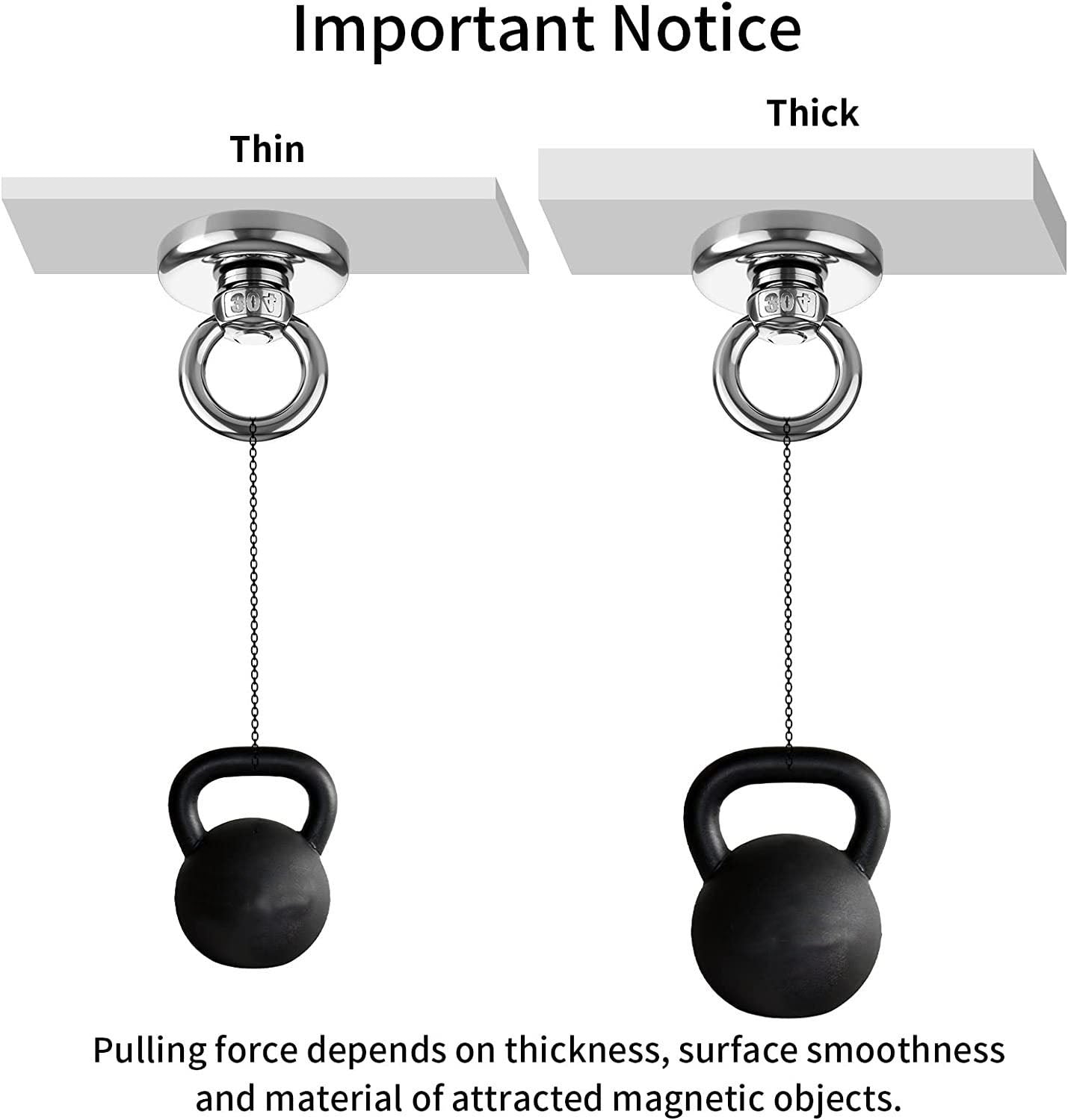 340kg salvage recovery magnet hook — view 8