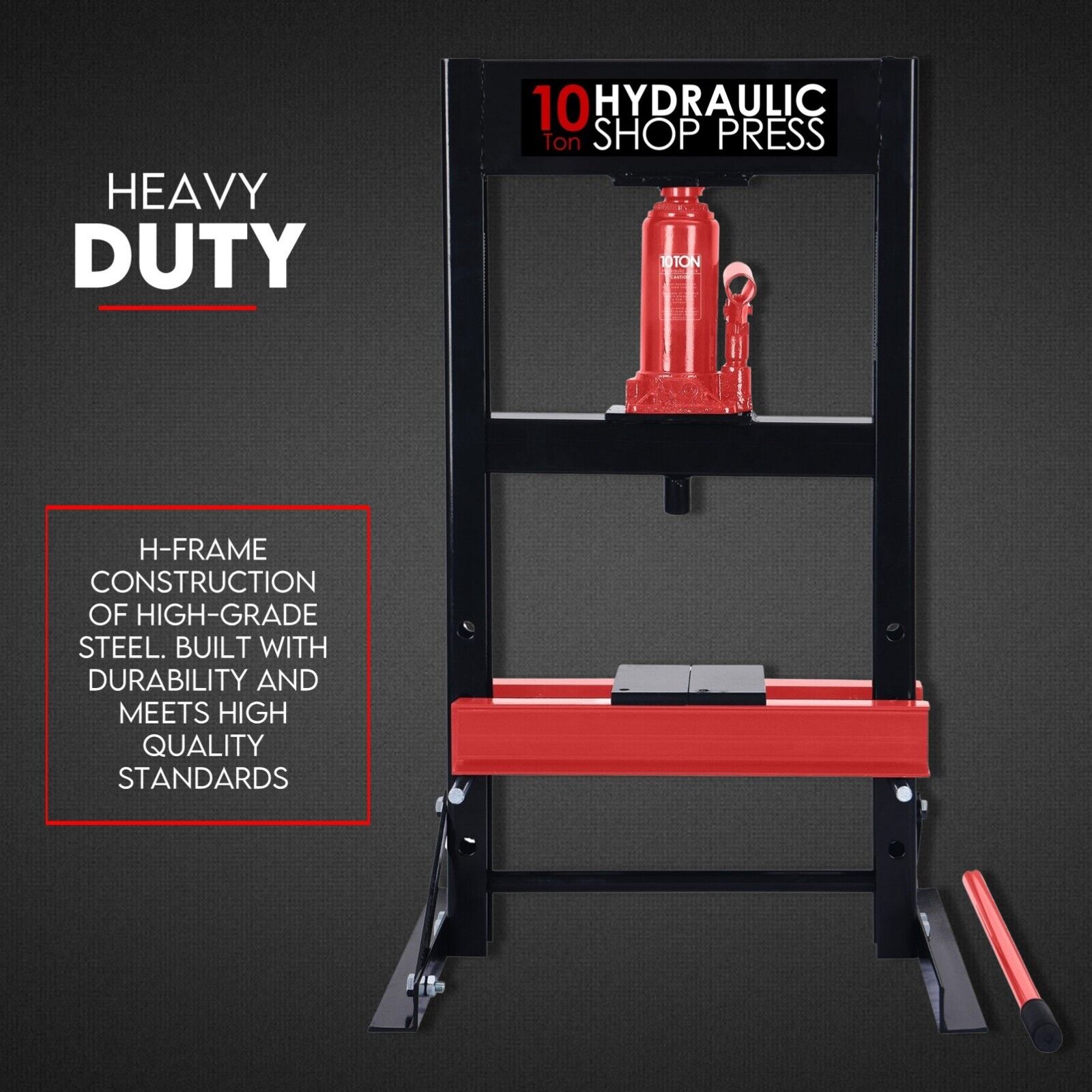 10 Ton Hydraulic Shop Press — view 4