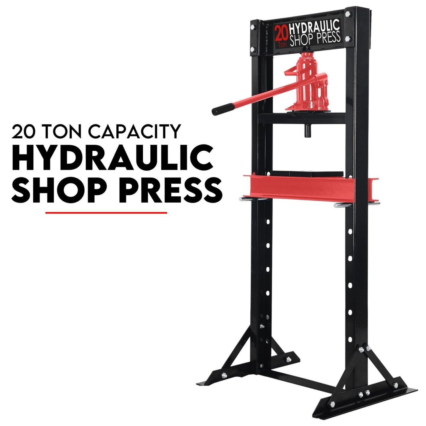 20 ton hydraulic shop press stand — view 2