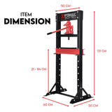 20 ton hydraulic shop press stand — view 9