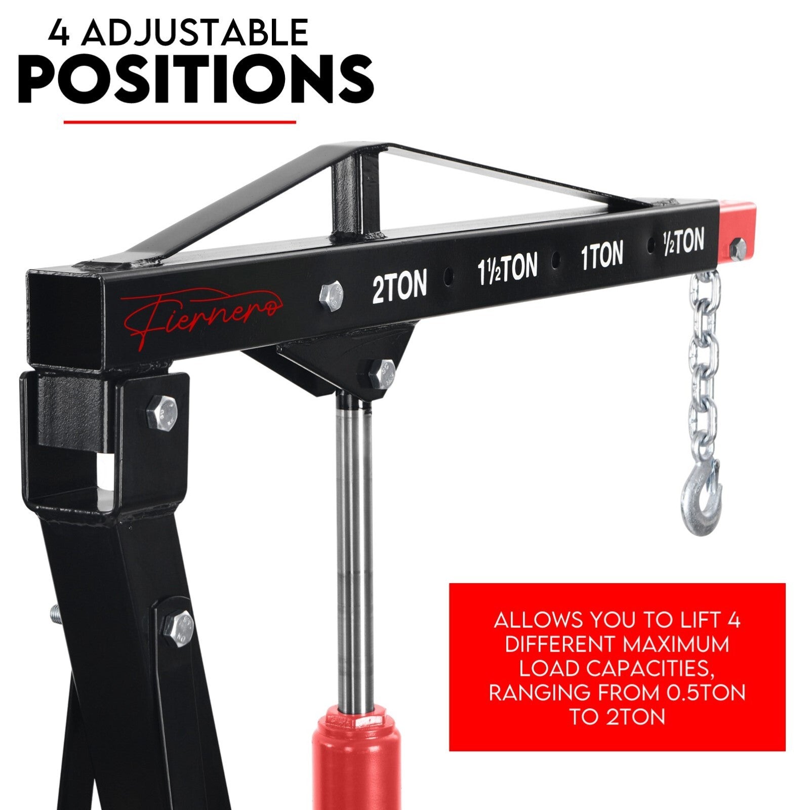 2 ton hydraulic engine crane folding hoist — view 6