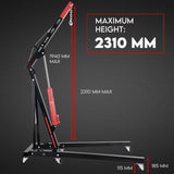 2 ton hydraulic engine crane folding hoist — view 9
