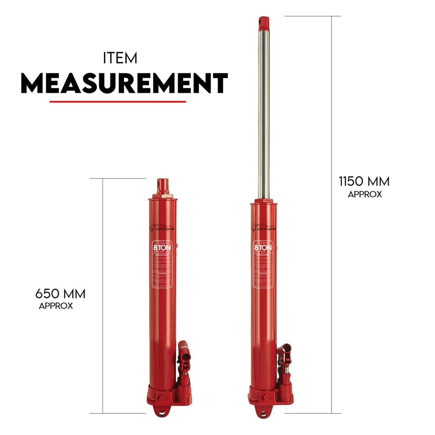 8 ton hydraulic ram jack dual pump — view 3