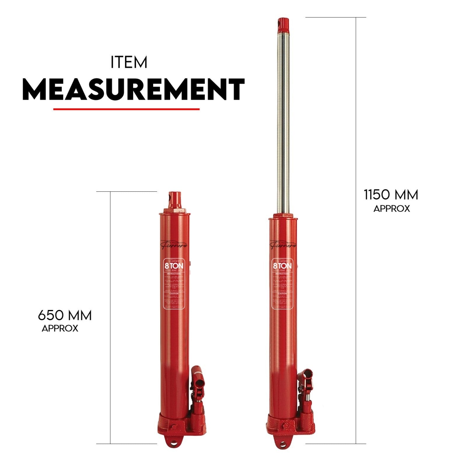 8 ton hydraulic ram jack dual pump — view 3
