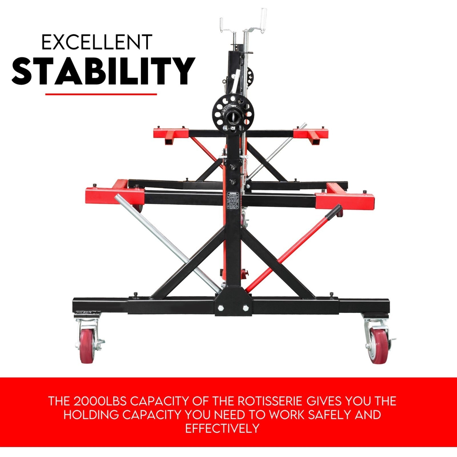 Heavy duty car rotisserie 2000lb — view 4