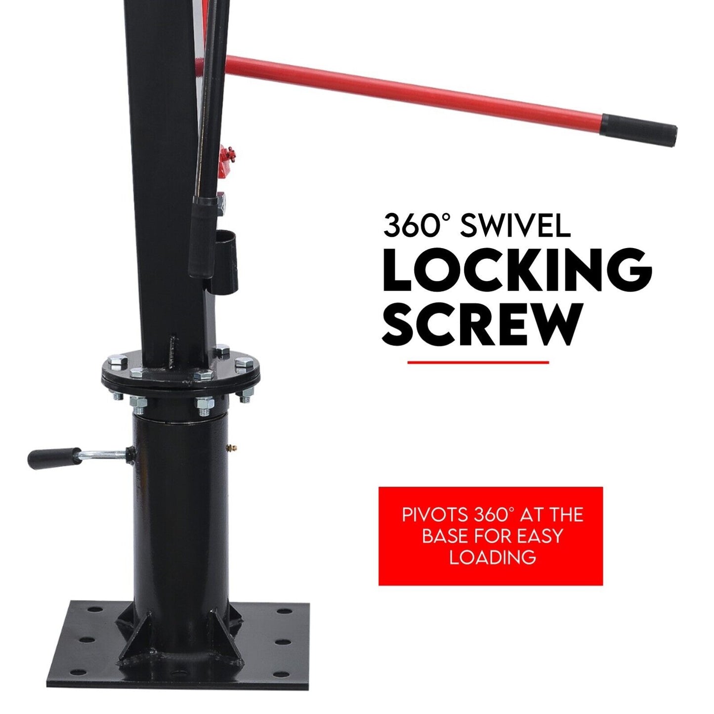 900kg Swivel Hydraulic Crane Hoist 12V — view 7