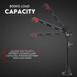 800kg 12V electric hoist winch crane — view 3