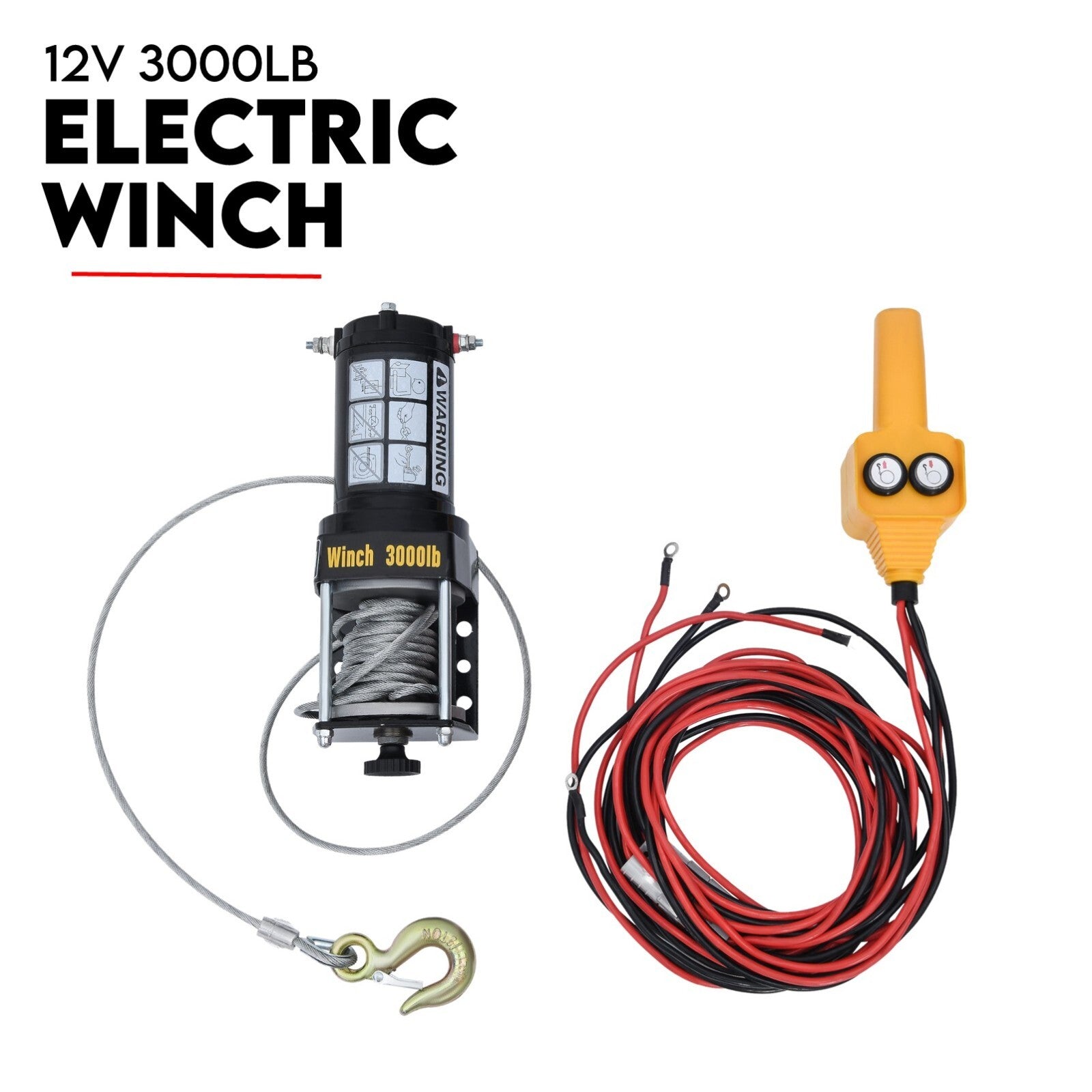 800kg 12V electric hoist winch crane — view 8