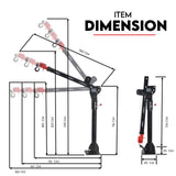 800kg 12V electric hoist winch crane — view 9