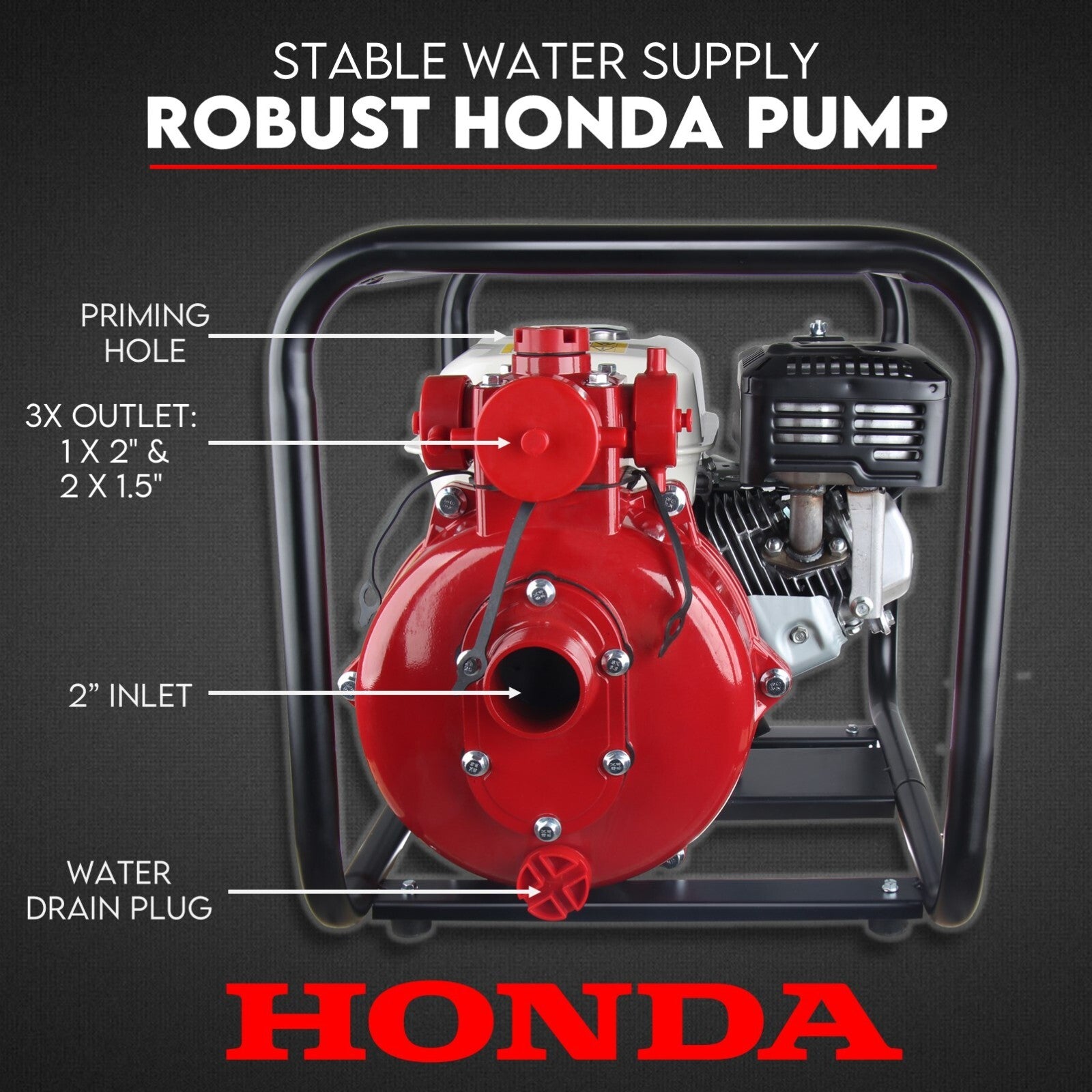 Fire Fighting Petrol Water Pump GP200 — view 3