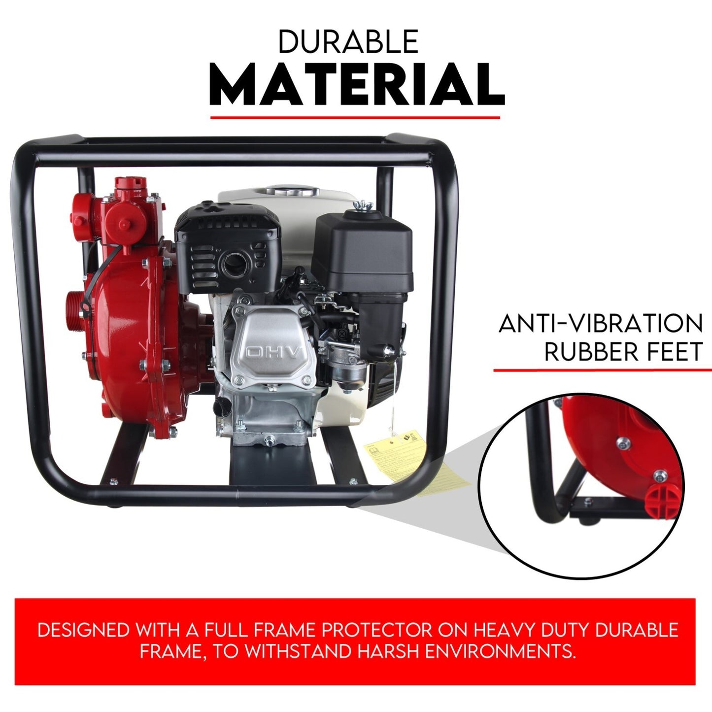 Fire Fighting Petrol Water Pump GP200 — view 6