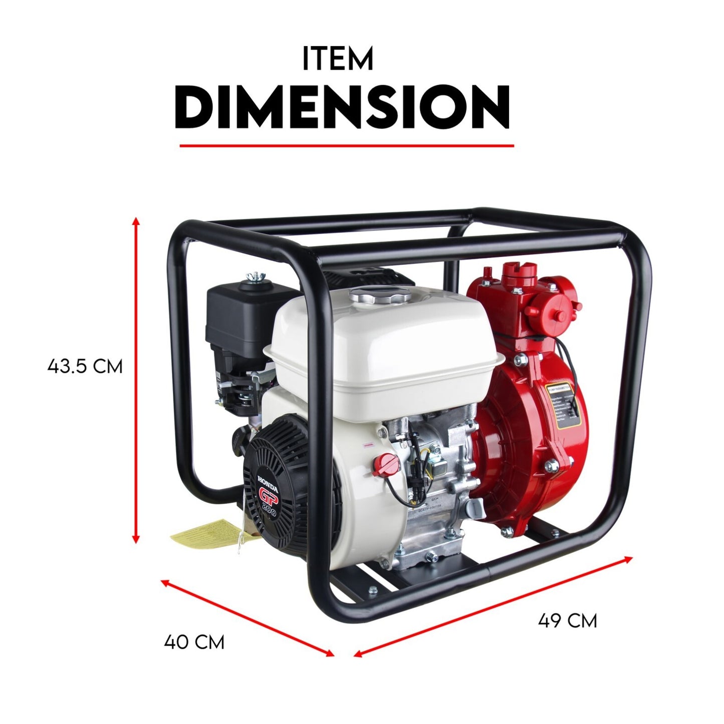 Fire Fighting Petrol Water Pump GP200 — view 12