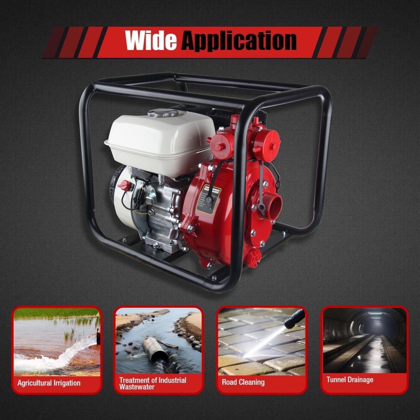 Fire Fighting Petrol Water Pump GP200 — view 14