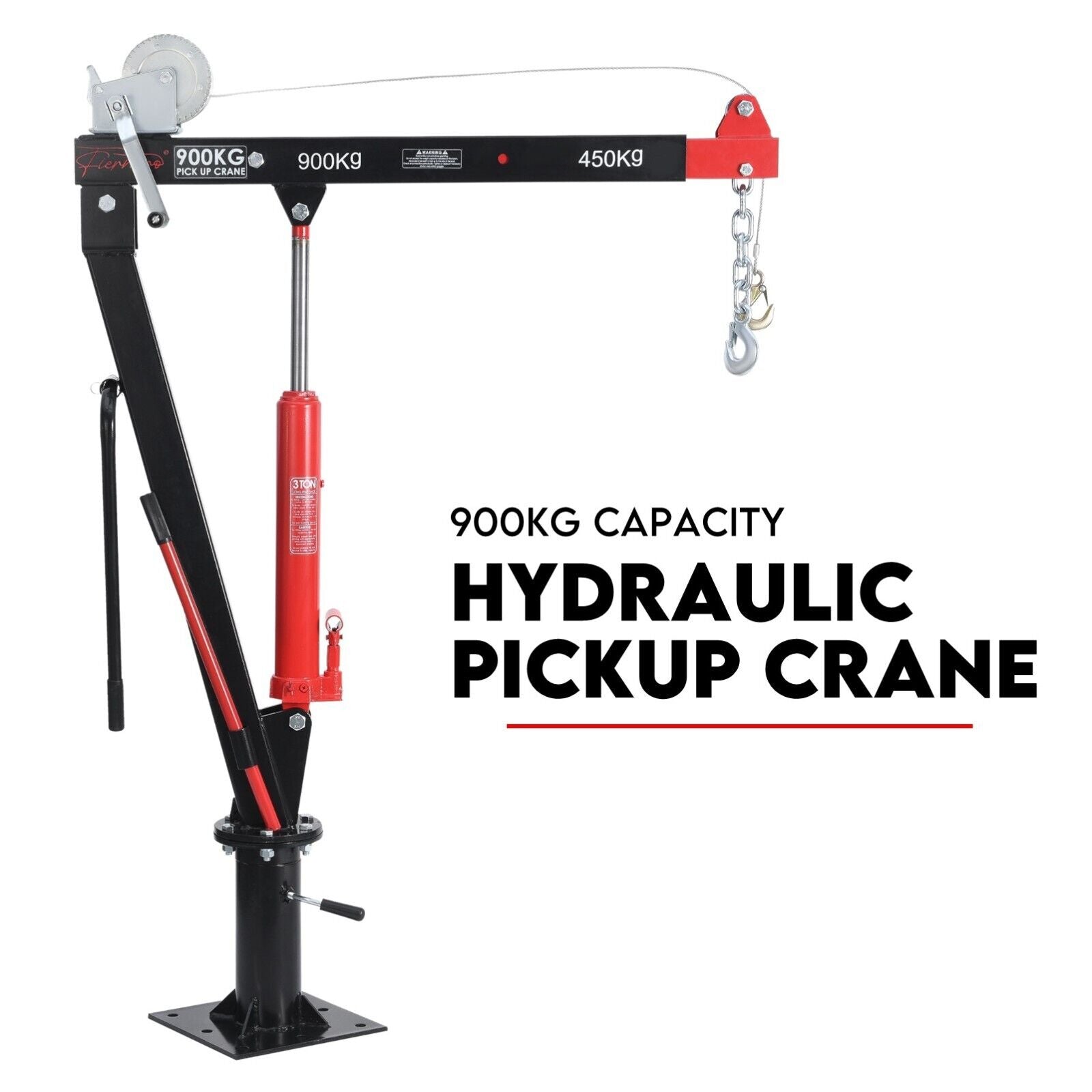 Hydraulic Crane 900kg Pickup Swivel Ute — view 2