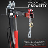 900kg swivel hydraulic crane hoist jack — view 3
