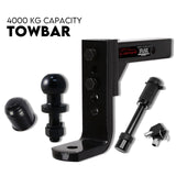 Adjustable Height Tow Hitch Ball Towbar Drop — view 2